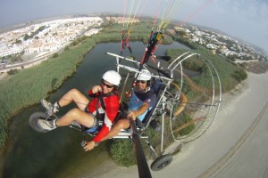 volando sobre vera