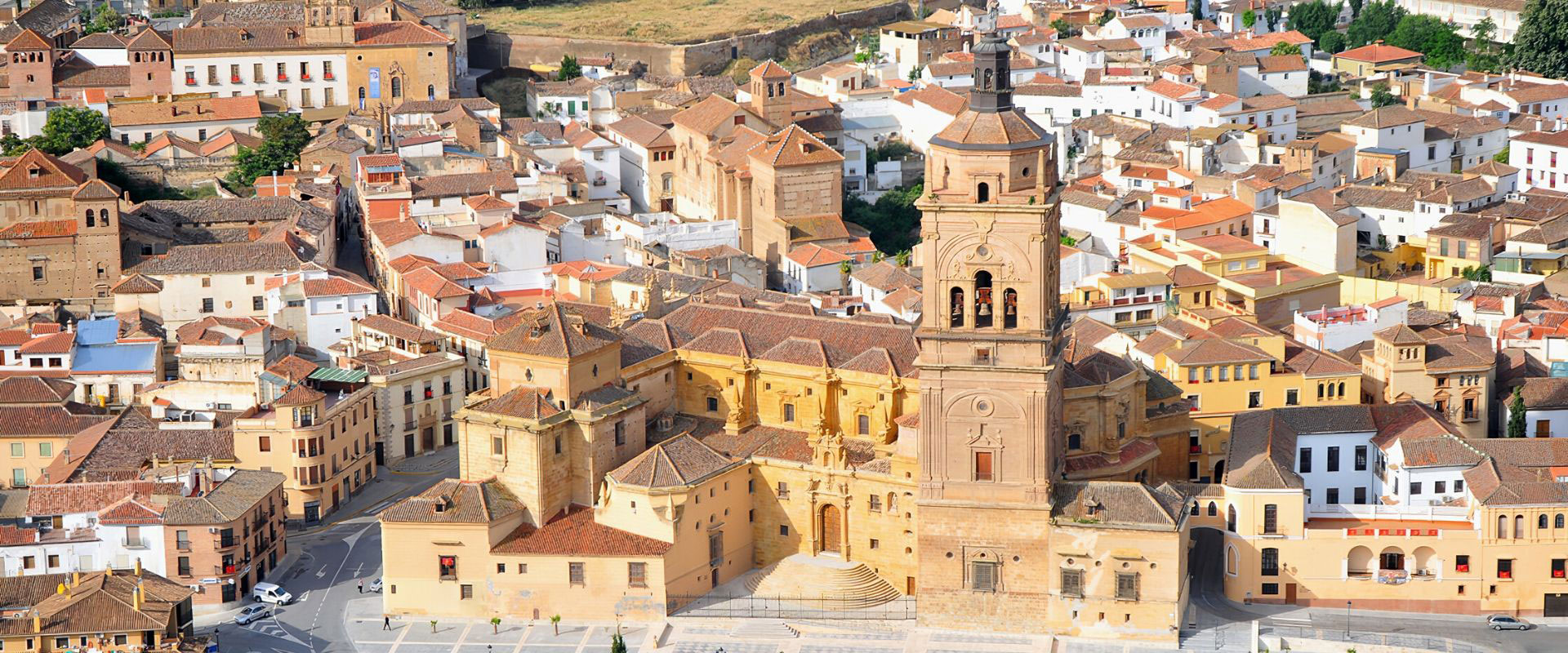 foto aerea catedral de guadix granada