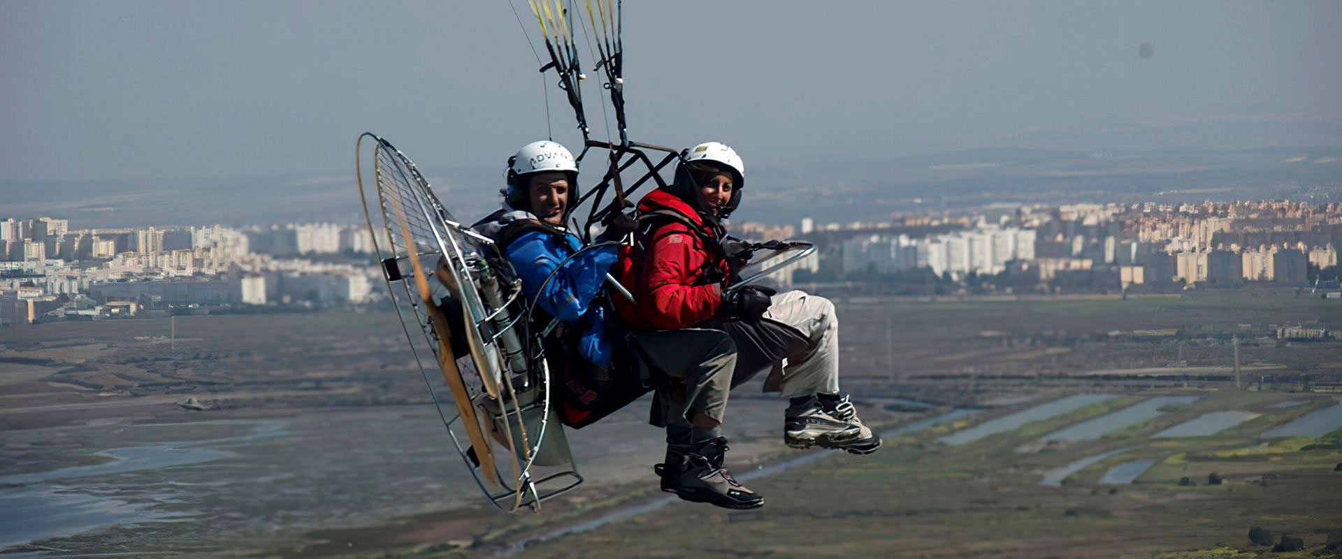 vuela con parapente a motor en almeria